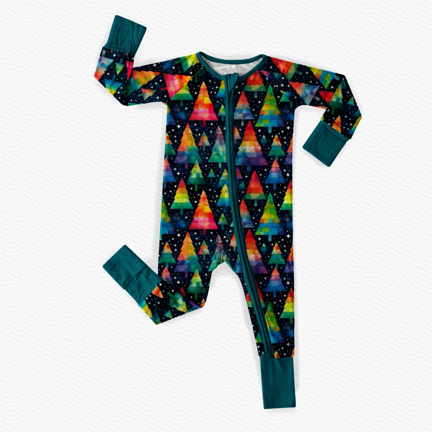 Prismatic Pines Convertible Pajamas