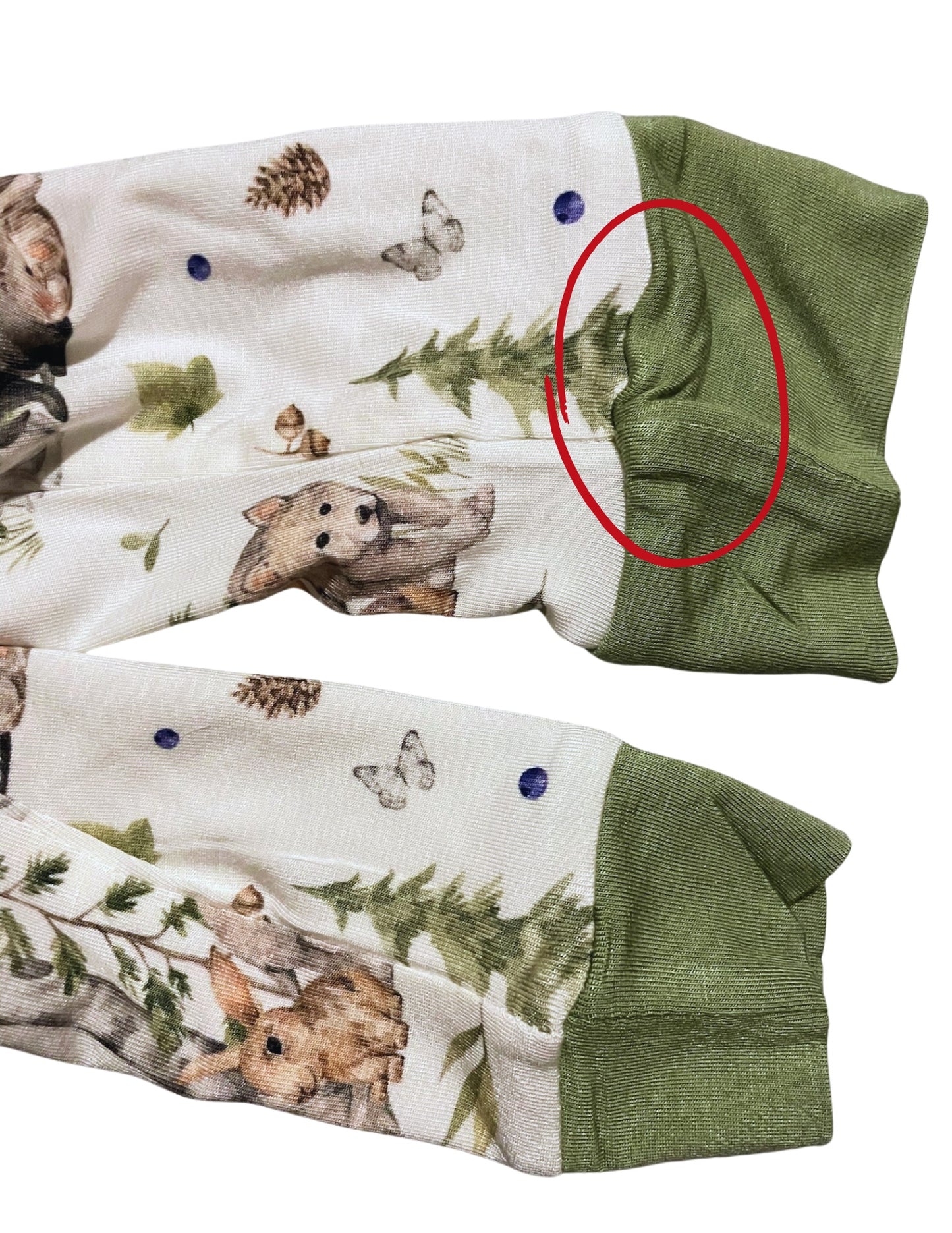 *Manufacturer Error* Forest Friends Two Piece Pajamas